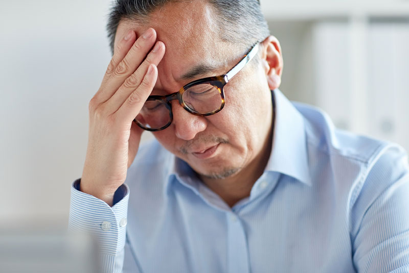 dental patient with headache