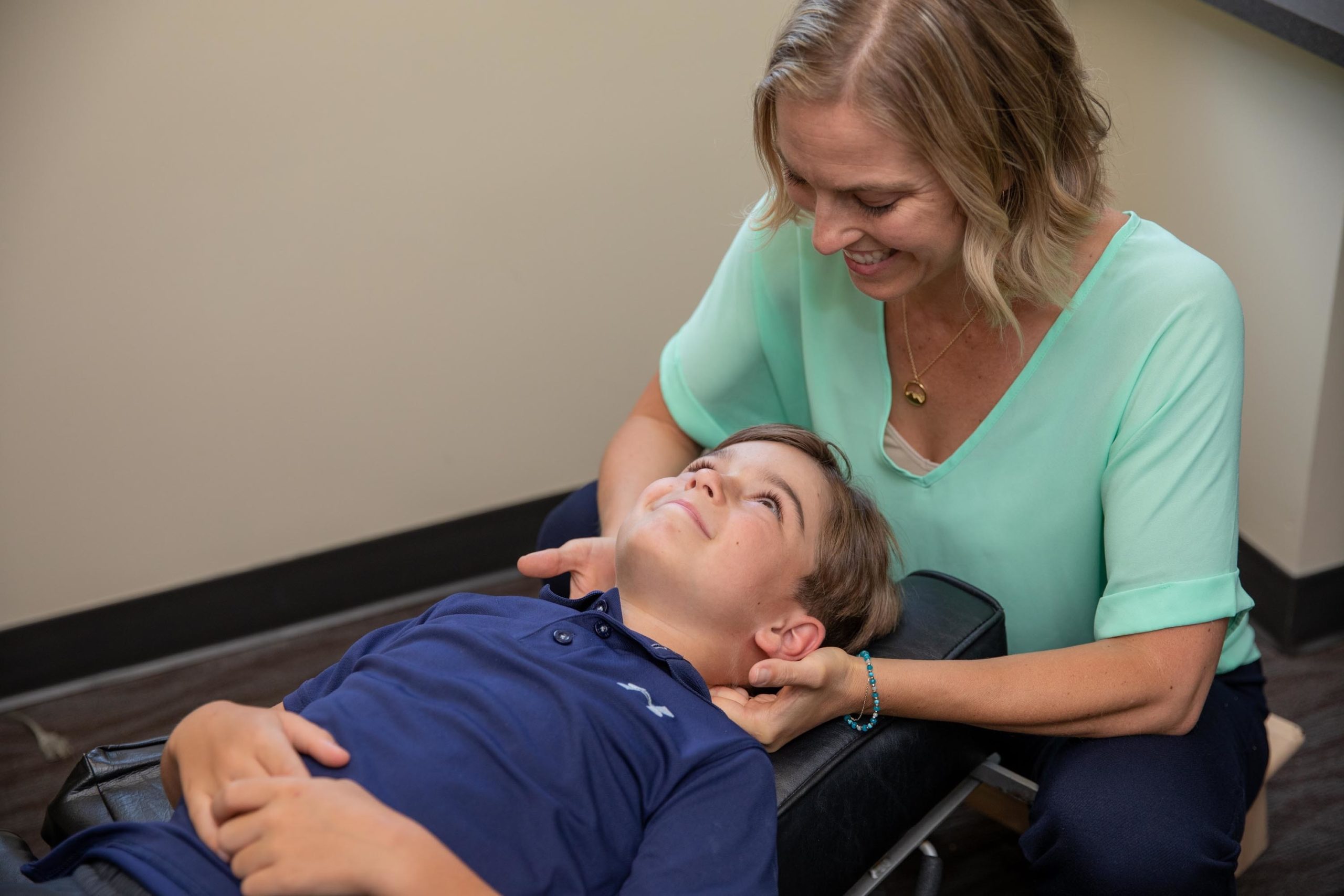 Child Getting Back Adjusted